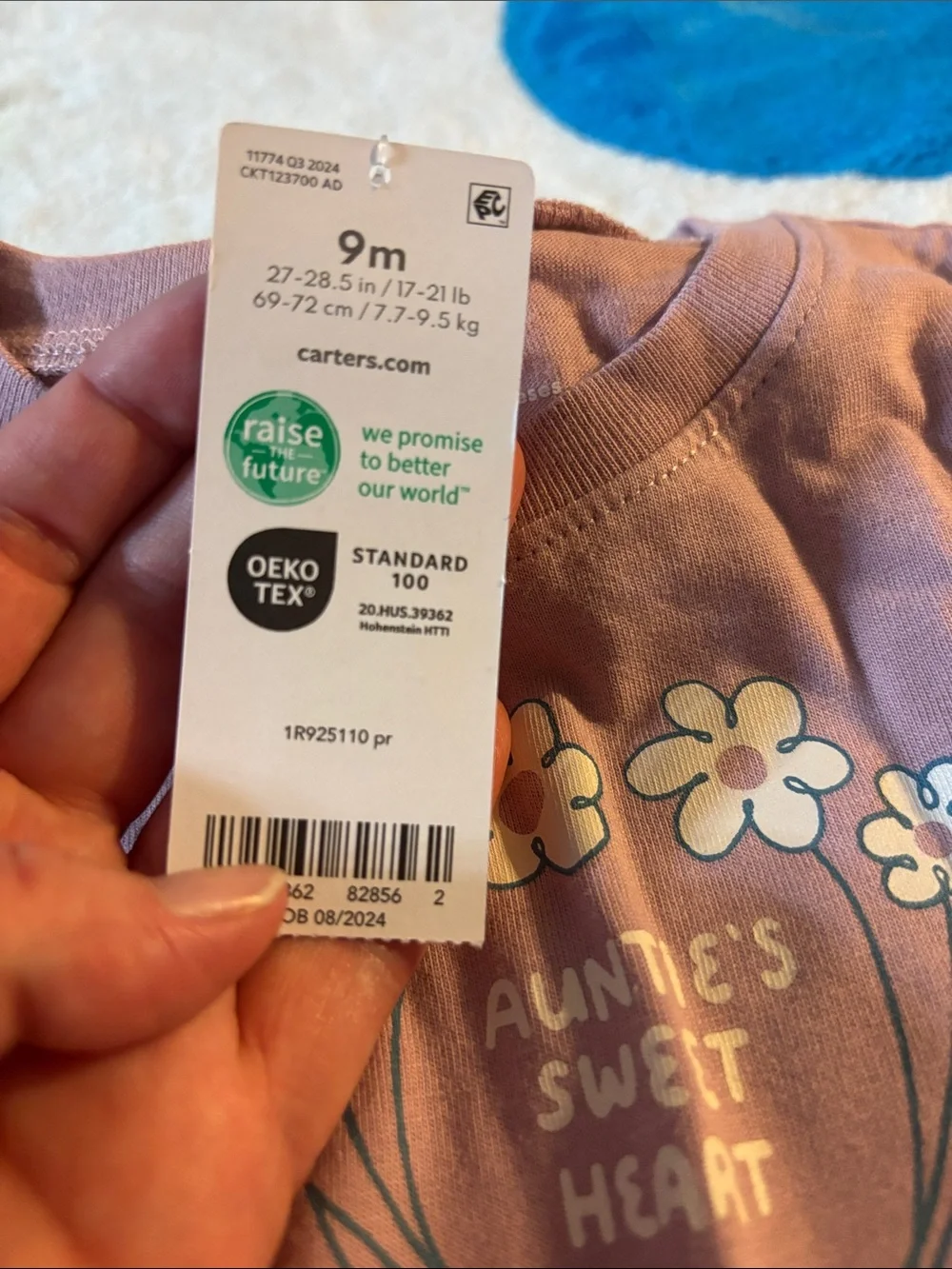 Carter's Mauve Floral 